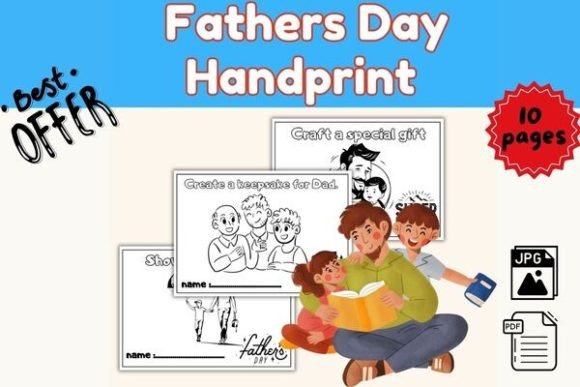 Fathers Day Handprint Craft Activities