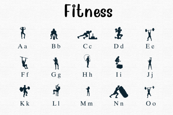 Fitness Font - Preview 1