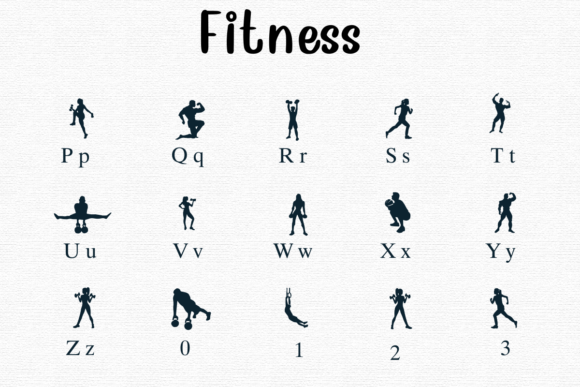 Fitness Font - Preview 2