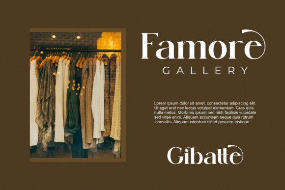 Gibatte Font - Preview 2