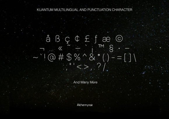 Kuantum Font PNG with transparent background - Preview 2