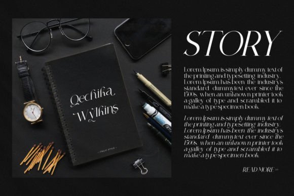 Leficus Font PNG with transparent background - Preview 6