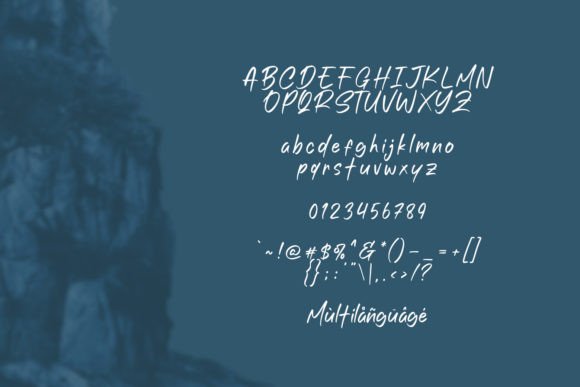 Rullent Font PNG with transparent background - Preview 4