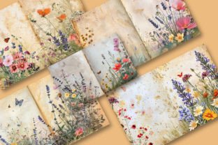 Wildflower Junk Journal Pages Graphic by mirazooze · Creative Fabrica