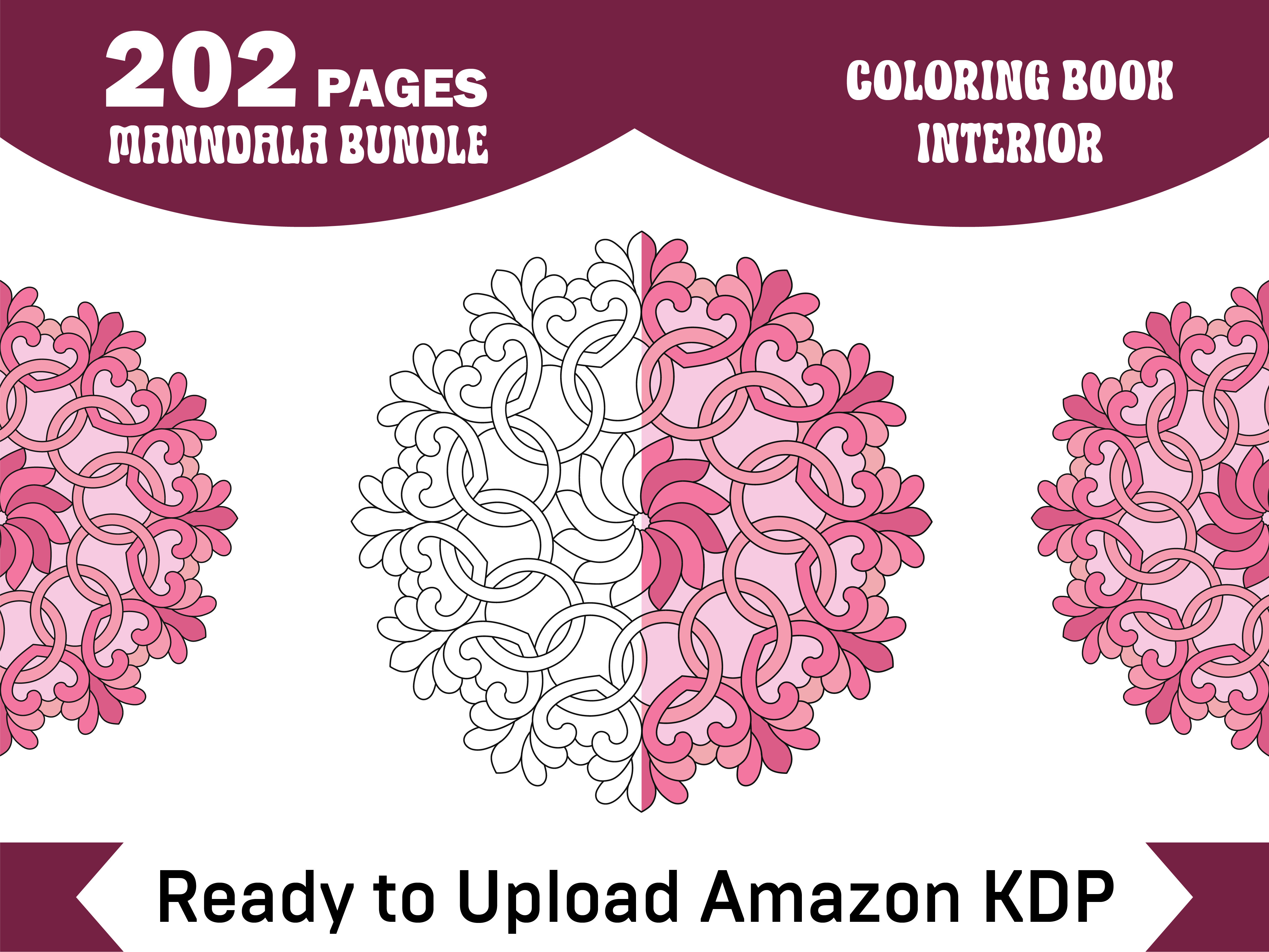 202 Page Amazing Pattern Mandala for KDP