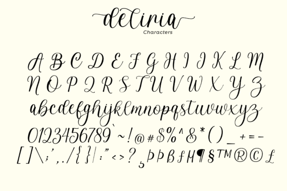 Deliria Font - Preview 5