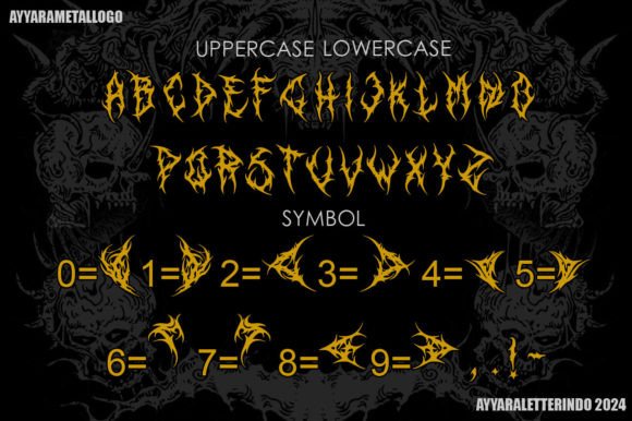 Krangkeng Font PNG with transparent background - Preview 1