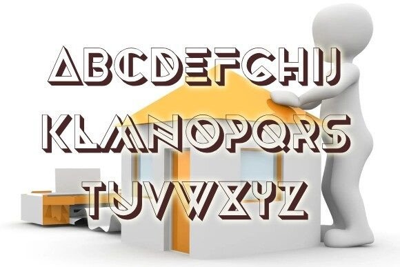 Placed Font PNG with transparent background - Preview 1