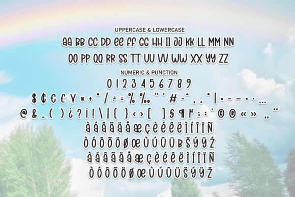 Rainbow Friends Font PNG with transparent background - Preview 6