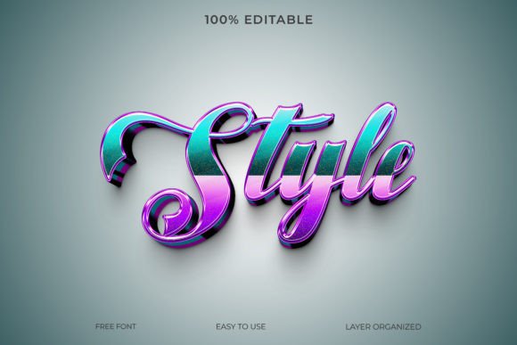 With Text Style Luxury 3d Style Editable PSD Text Effect Graphic by Imamul0 Β· Creative ...