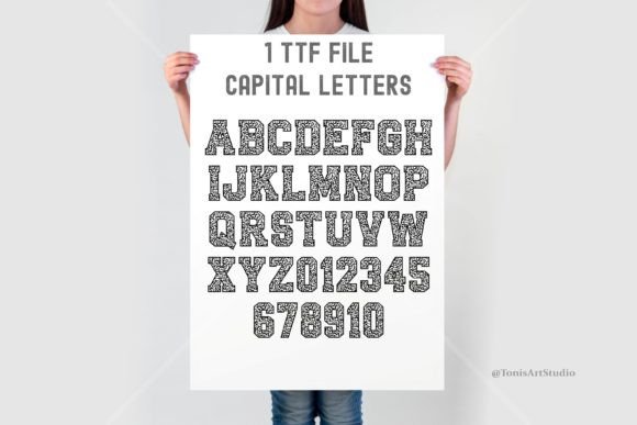 Ab Leopard Varsity Font - Preview 3