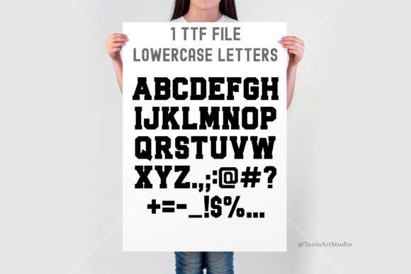 Ab Leopard Varsity Font - Preview 4