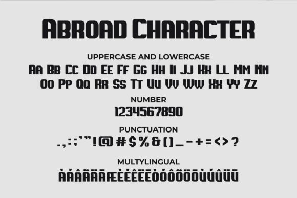Abroad Font - Preview 5