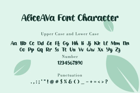 Alice Ava Font - Preview 5