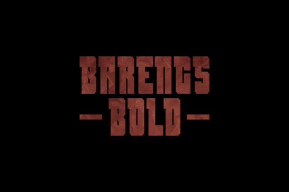 Barengs Font - Preview 3