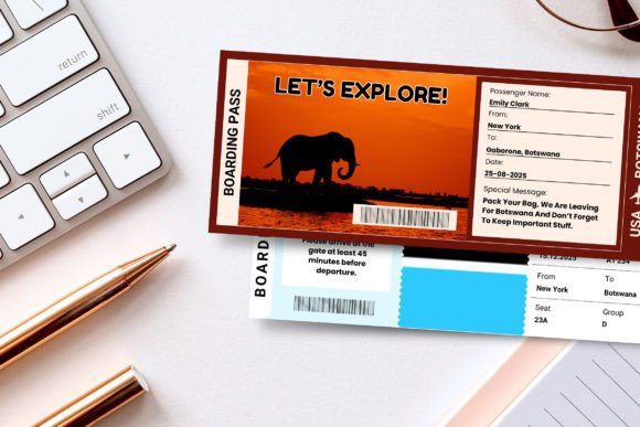 Botswana Trip Surprise Gift Ticket