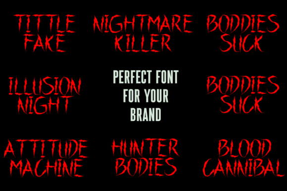 Brutal Wings Font - Preview 2