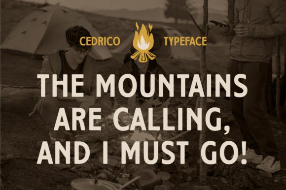 Cedrico Font - Preview 1
