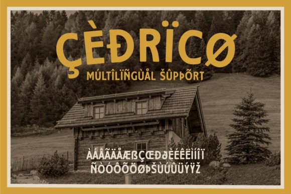 Cedrico Font - Preview 4