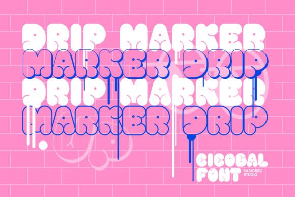 Cicobal Font - Preview 3