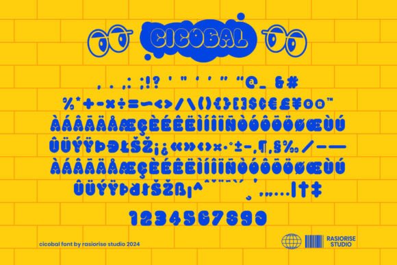 Cicobal Font - Preview 4
