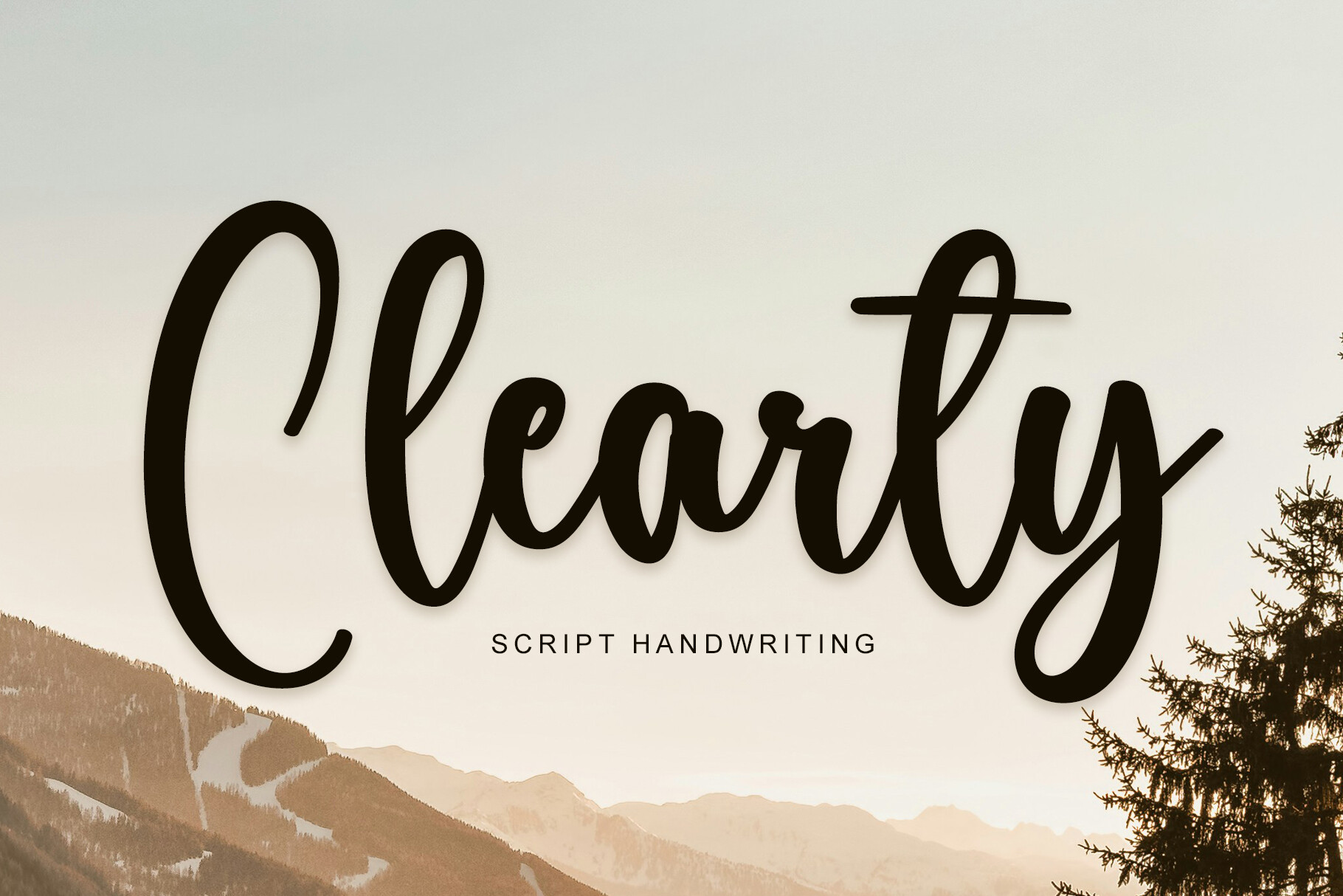 Clearty — legibility-focused handwriting font by YanStudio