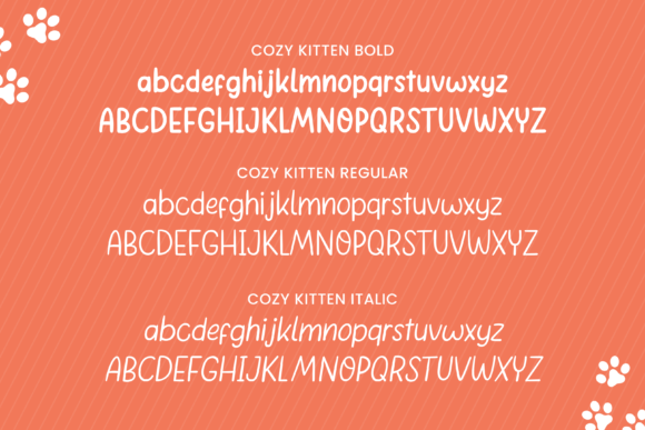 Cozy Kitten Font - Preview 2
