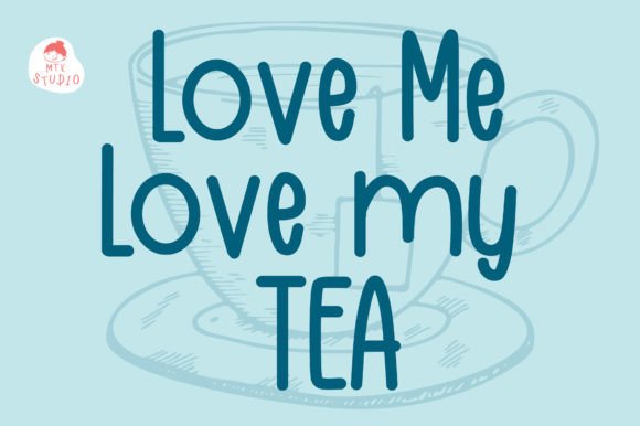 Cuppingtea Font - Preview 2