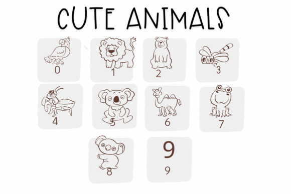 Cute Animals Font - Preview 3