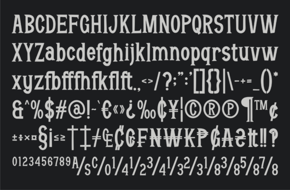 Denitah Stellar Font PNG with transparent background - Preview 3