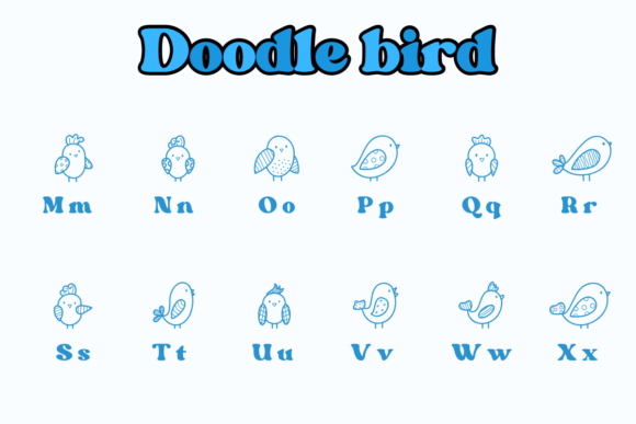 Doodle Bird Font - Preview 2
