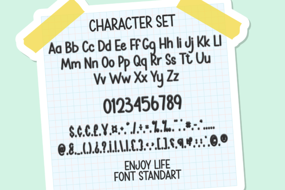 Enjoy Life Font - Preview 4