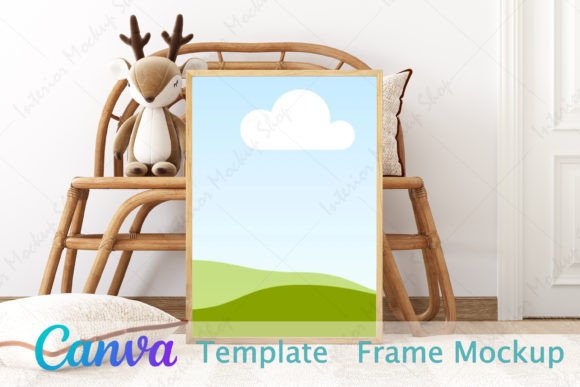 Frame Mockup Kids Canva Mockups