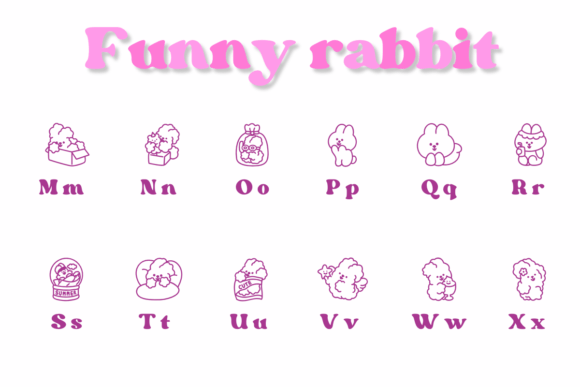 Funny Rabbit Font - Preview 2