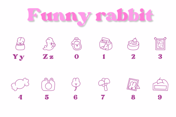 Funny Rabbit Font - Preview 3