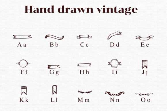 Hand Drawn Vintage Font - Preview 1