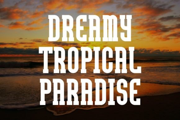 Happy Beach Font PNG with transparent background - Preview 1