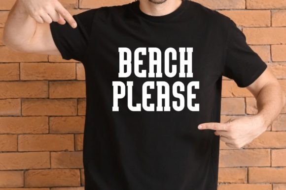 Happy Beach Font PNG with transparent background - Preview 2