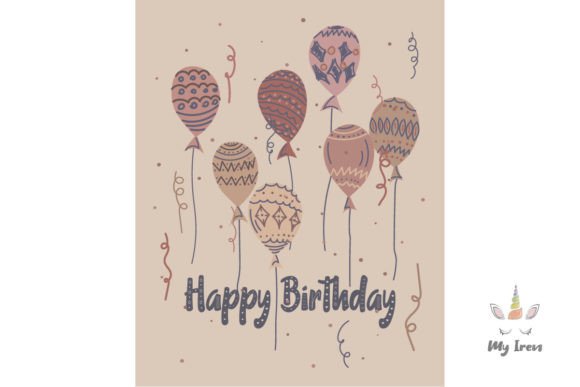 Happy Birthday with Balloons 3