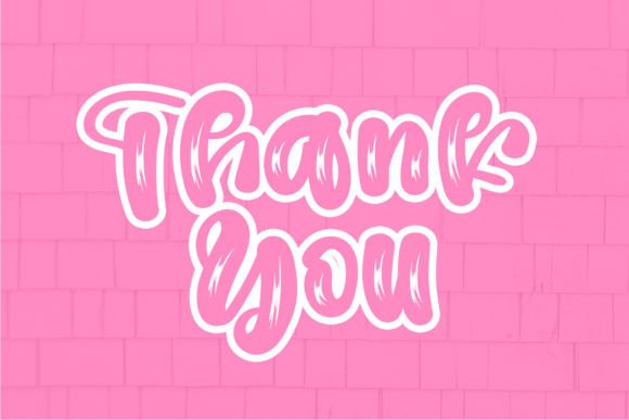 Lovely Kitty Font PNG with transparent background - Preview 4