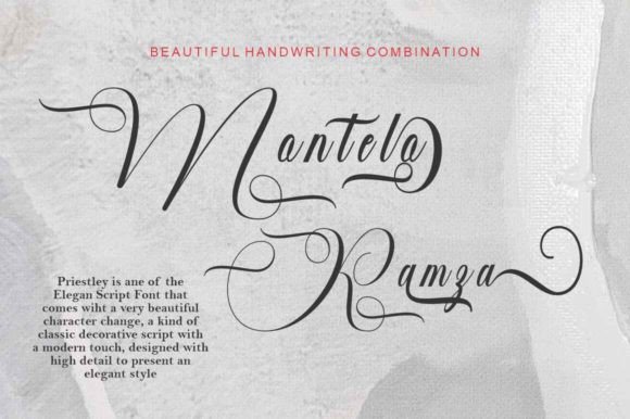 Priestley Font PNG with transparent background - Preview 6