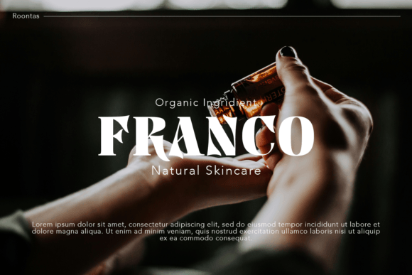 Roontas Font PNG with transparent background - Preview 1