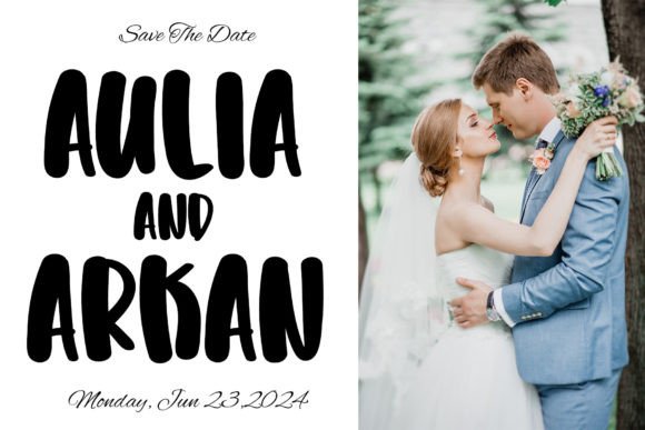 Sample Simple Font PNG with transparent background - Preview 3