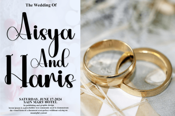 Senja Font PNG with transparent background - Preview 1