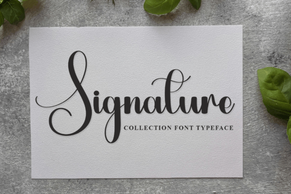 Senja Font PNG with transparent background - Preview 3