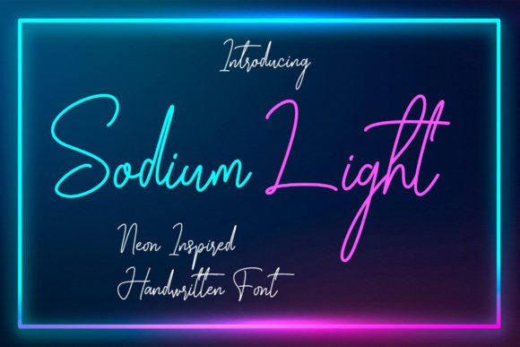 Sodium Light Script & Handwritten Font By Sealoung