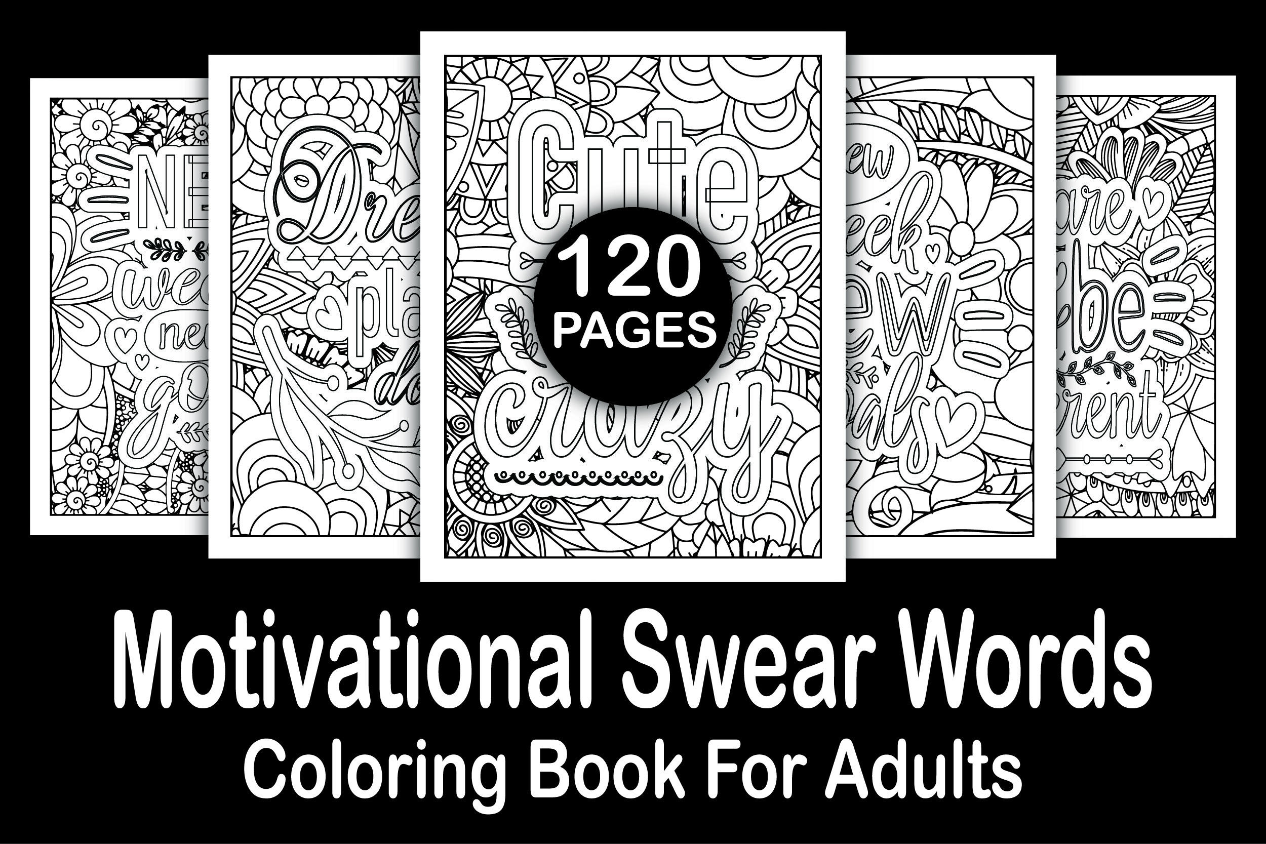 120 Stress Relief Adult Coloring Pages