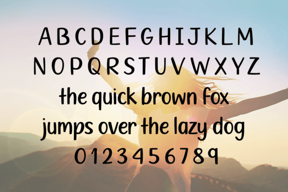 Always Optimistic Font - Preview 1