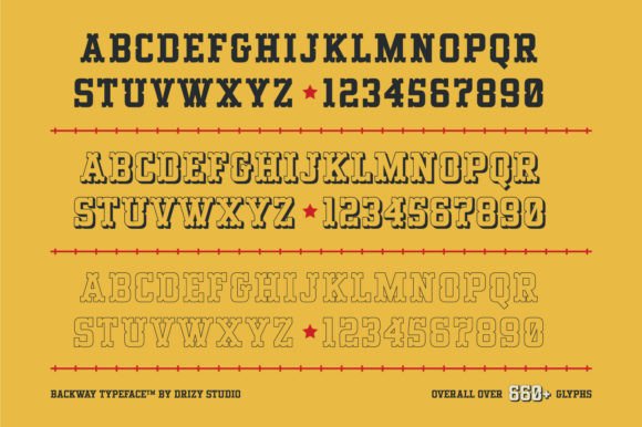Backway Font - Preview 3
