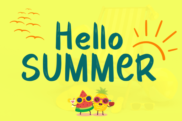 Cheerful Summer Font - Preview 1
